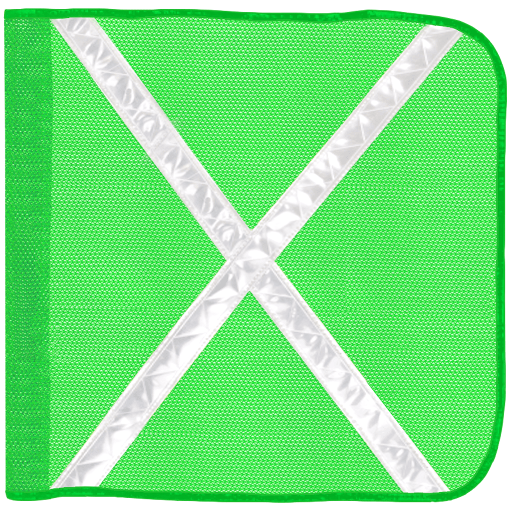 16” (406mm) Mesh with Reflective “X”