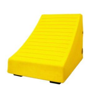 long yellow wheel chock