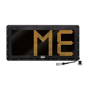 LED display with letters