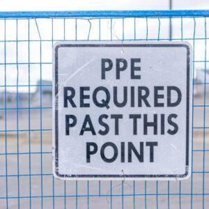 ppe required sign